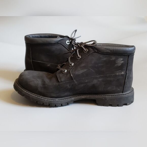 Timberland Women's Nellie Chukka in Black Nubuck Size 10 M - Picture 4 of 10